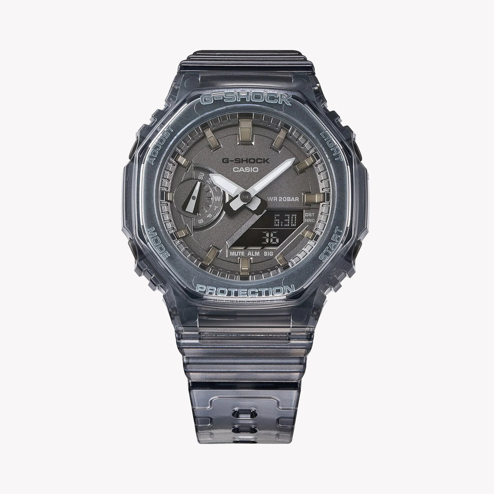 G-Shock Women's Gray Resin Watch, Gray Dial | Gma-S2100sk-1adr by i-watch