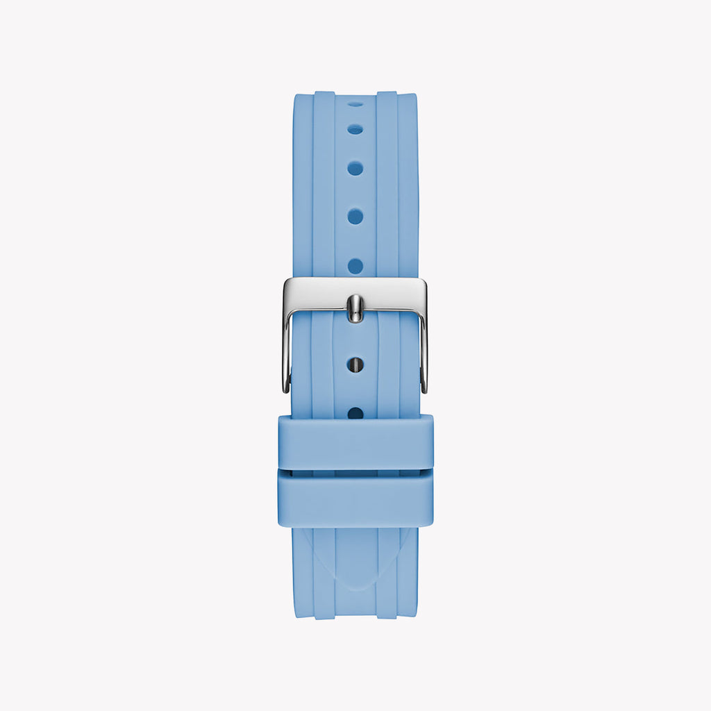 GUESS GW0407L1 CHARMING VIBRANCE - ELEGANT WOMEN'S WATCH WITH LIGHT BLUE SILICONE BAND-i-Watch-3