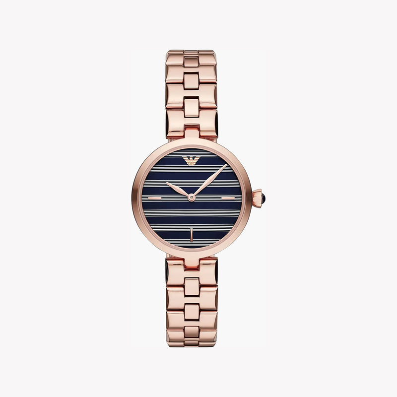 Emporio Armani Women's Rose Gold Watch, Multicolor Dial | Ar11220 by i-watch