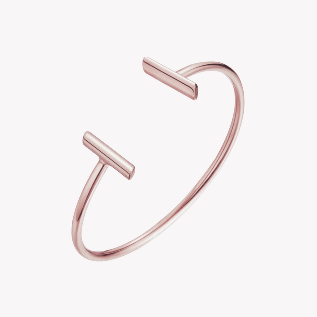 Zink Women's Rose Gold Stainless Steel Bracelet | Zfbg003rg