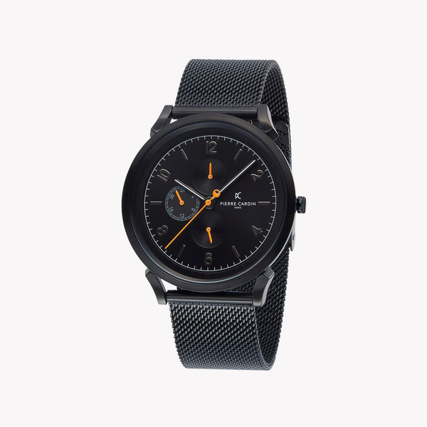 Pierre Cardin Men's Black Stainless Steel Watch, Black Dial | Cpi.2031 by i-watch