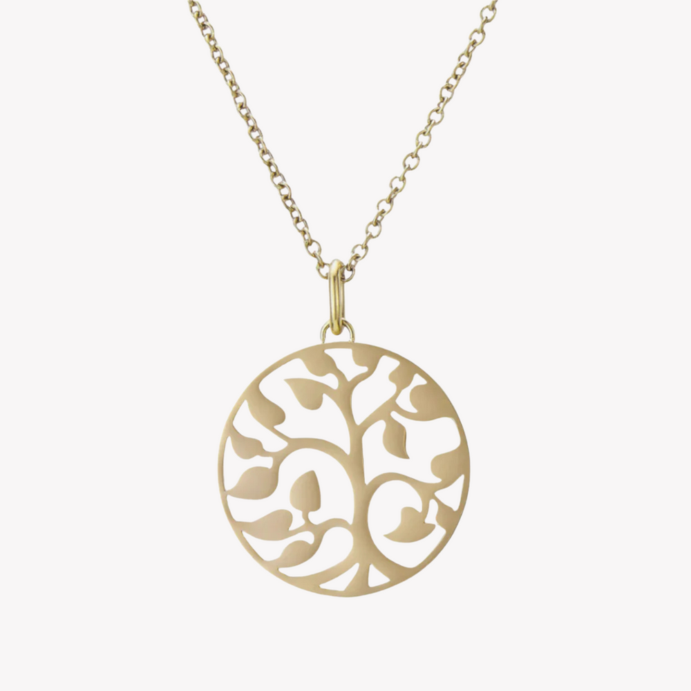 Zink Women's Necklace - Gold Stainless Steel | Zfnl003g