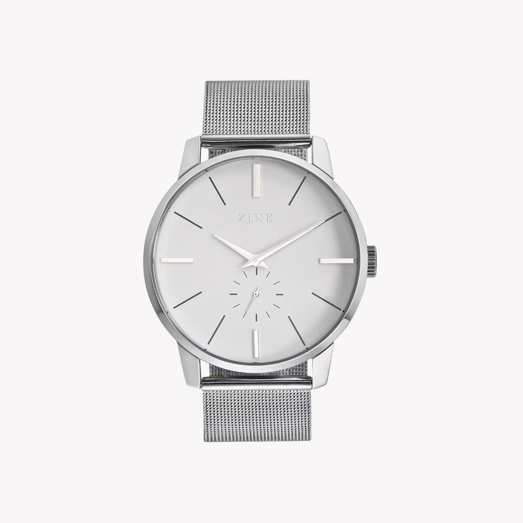 Zink Men's Stainless Steel Analog Watch - Silver | Zk126g5ms-16