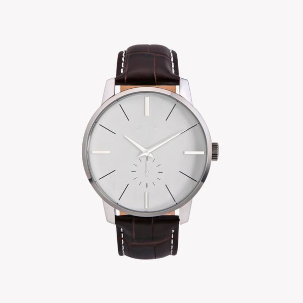 Zink Men's Stainless Steel & Leather Watch | Zk126g5ls-11