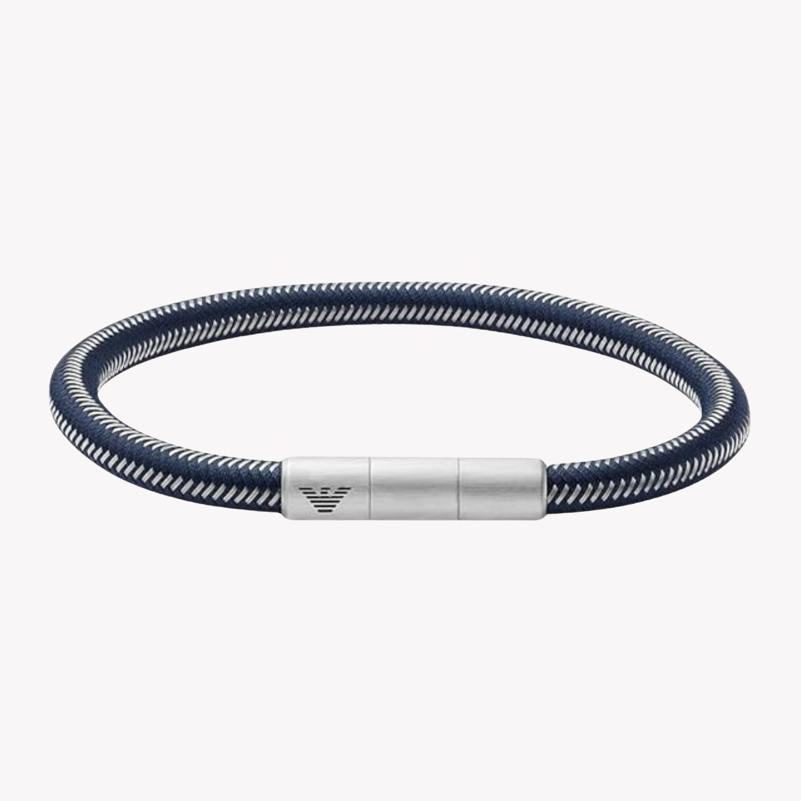 Emporio Armani Men's Blue Bracelet, Stainless Steel ID Plate | EGS2990040