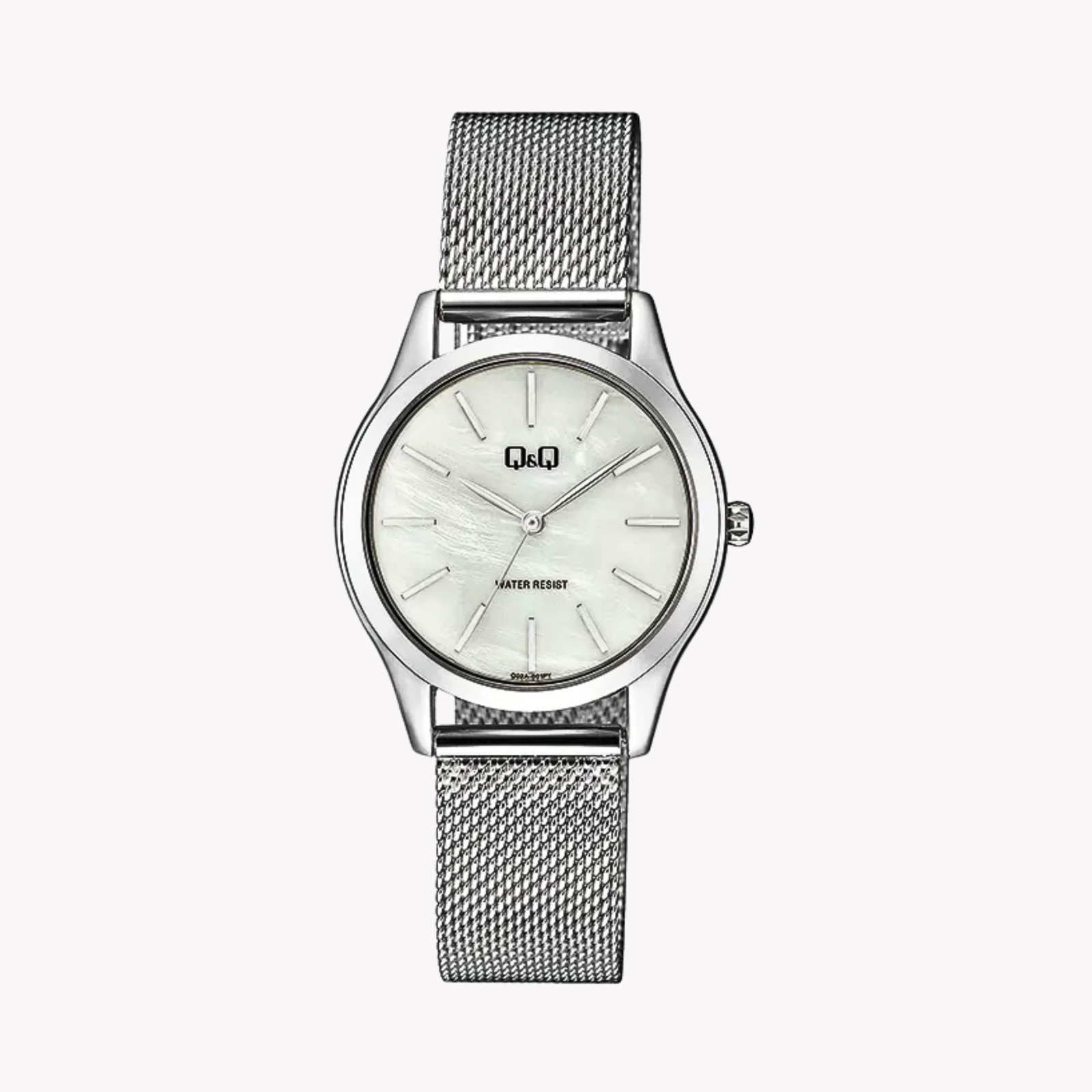 Q&Q Women's Silver Watch, Silver Dial | Q02A-001PY