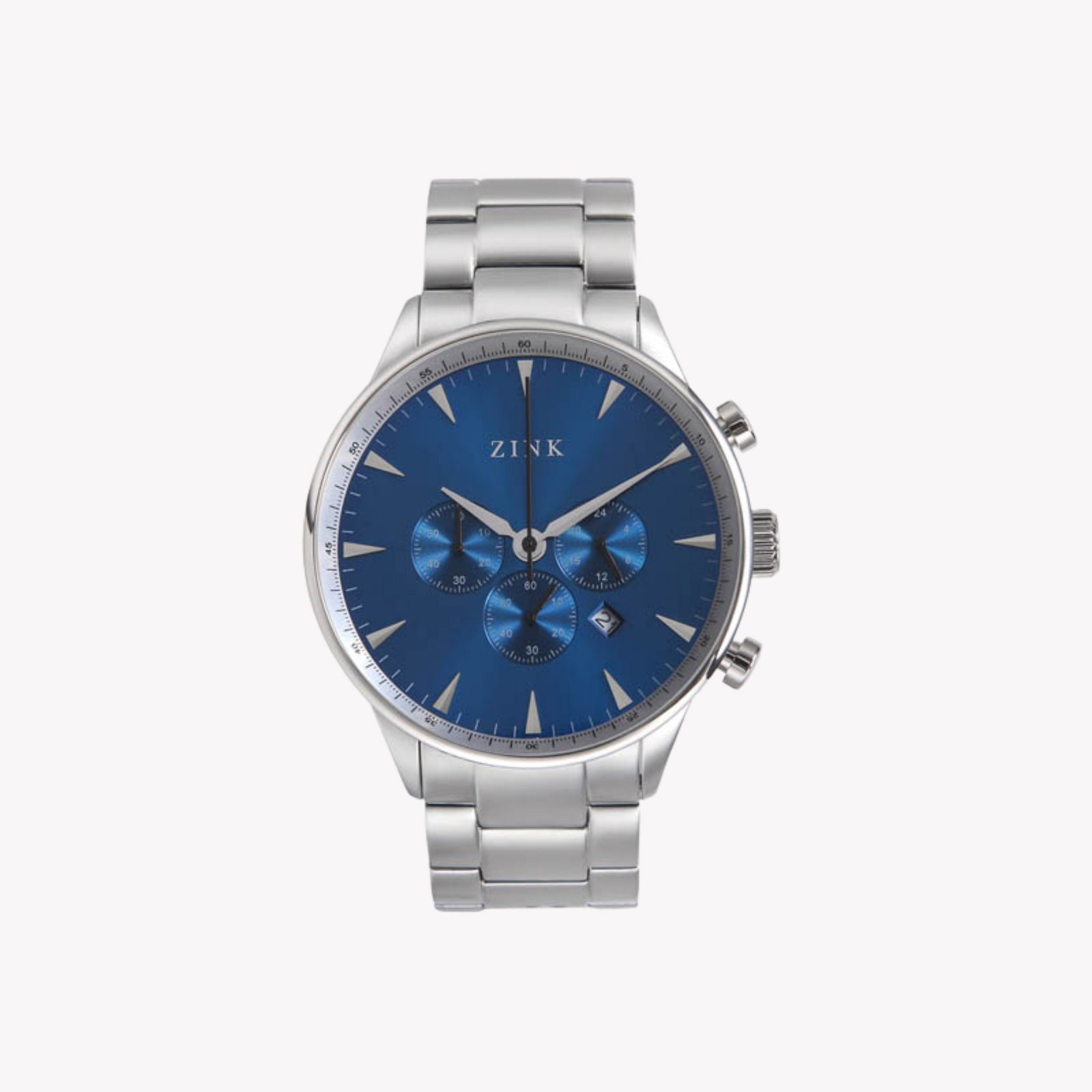 Zink Men's Stainless Steel Blue Dial Watch | Zk127g2ss-46 by i-watch