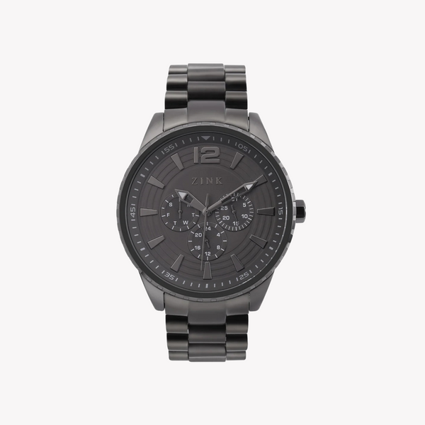 Zink Men's Stainless Steel Black Watch | Zk131g2s-97