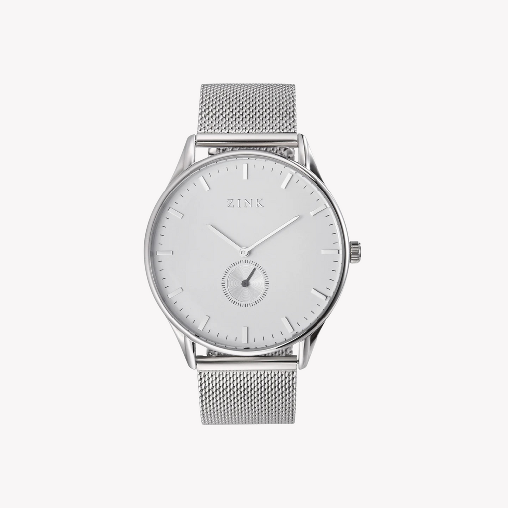 Zink Men's Silver Stainless Steel Watch | Zk130g5ms-16