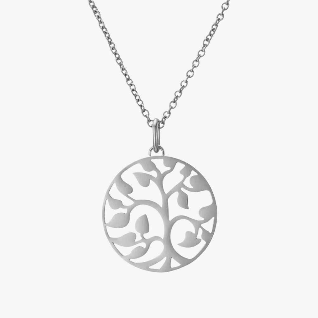 Zink Women's Necklace - Silver Stainless Steel | Zfnl003s