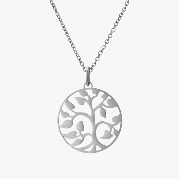 Zink Women's Necklace - Silver Stainless Steel | Zfnl003s