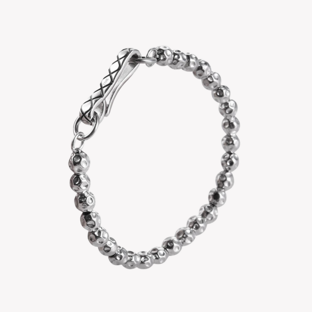 Zink Men's Silver Stainless Steel Bracelet | Zjbc0395