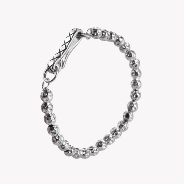 Zink Men's Silver Stainless Steel Bracelet | Zjbc0395