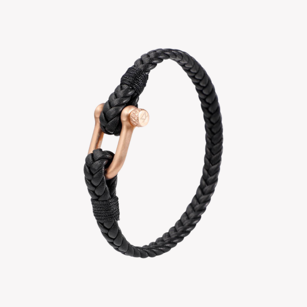 Zink Men's Black & Rose Gold Bracelet | Zjbc044rg by i-watch