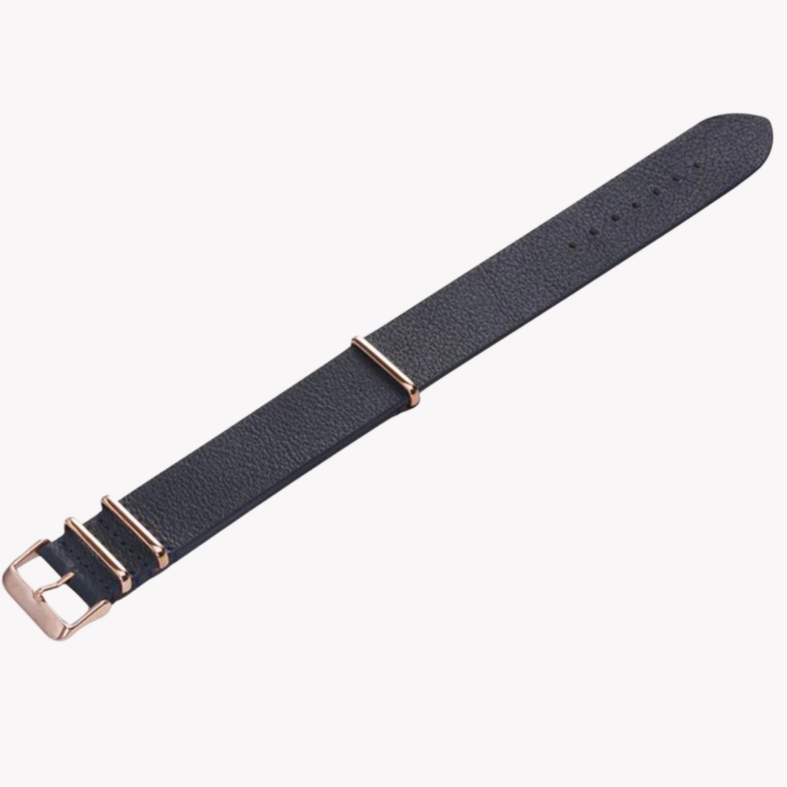 Zink Men's Leather Watch Band - Dark Blue | Zlb001dbwg by i-watch