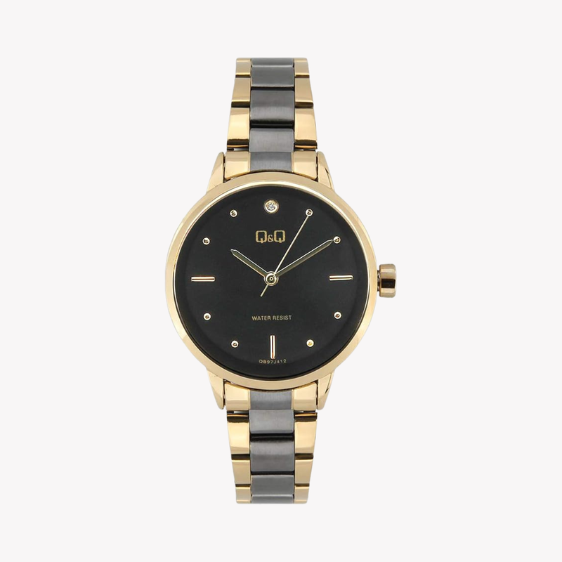 Q&Q Classic Black/Steel 32 mm