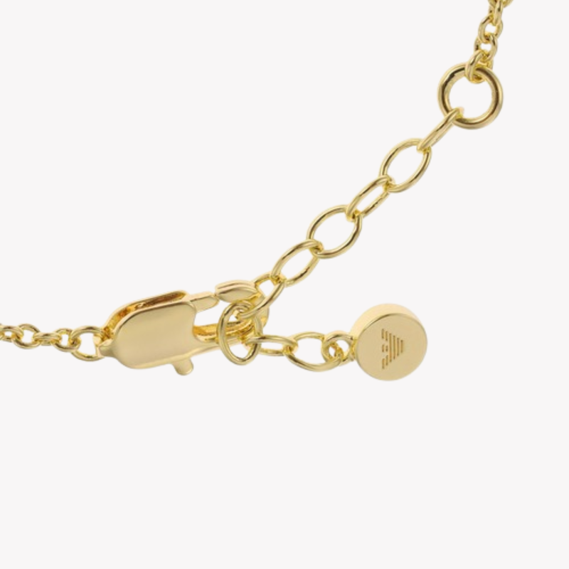 Emporio Armani Women's Gold-Tone Bracelet, Cubic Zirconia Accents | EGS3059710