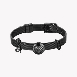 Zink Women's Black Stainless Steel Bracelet | Zfbr001b2 by i-watch