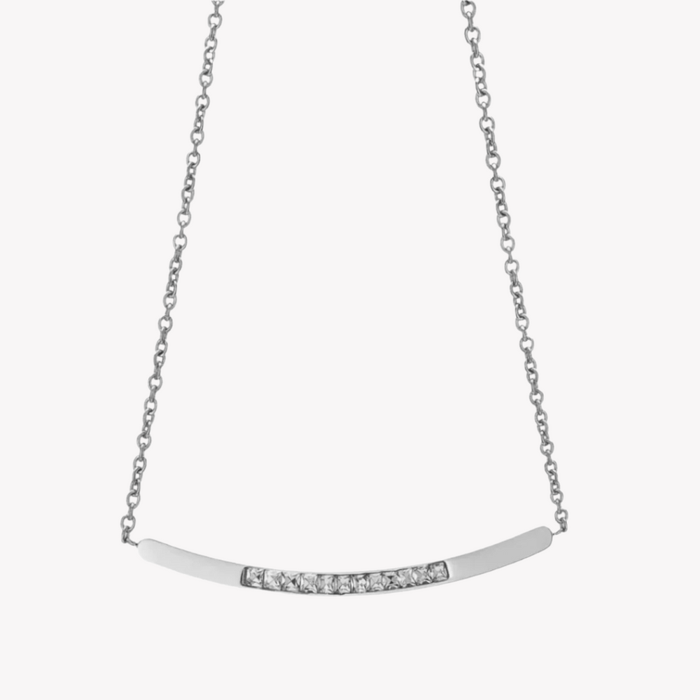 Zink Women's Silver Stainless Steel Necklace | Zfnl001ss by i-watch