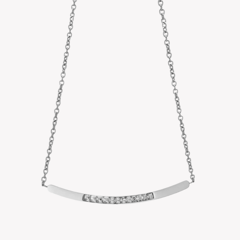 Zink Women's Silver Stainless Steel Necklace | Zfnl001ss by i-watch