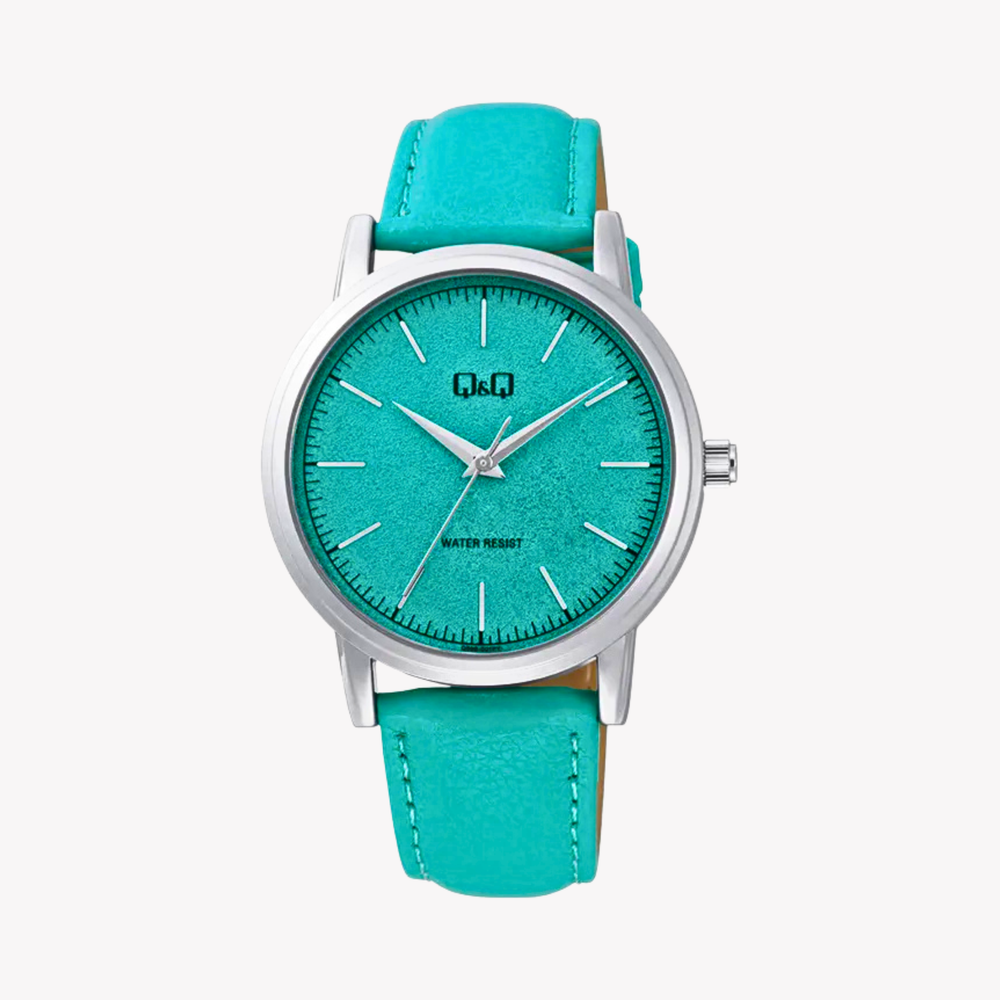 Q&Q Men's Silver Watch, Torques Dial with Arabic Numerals | Q59B-001PY