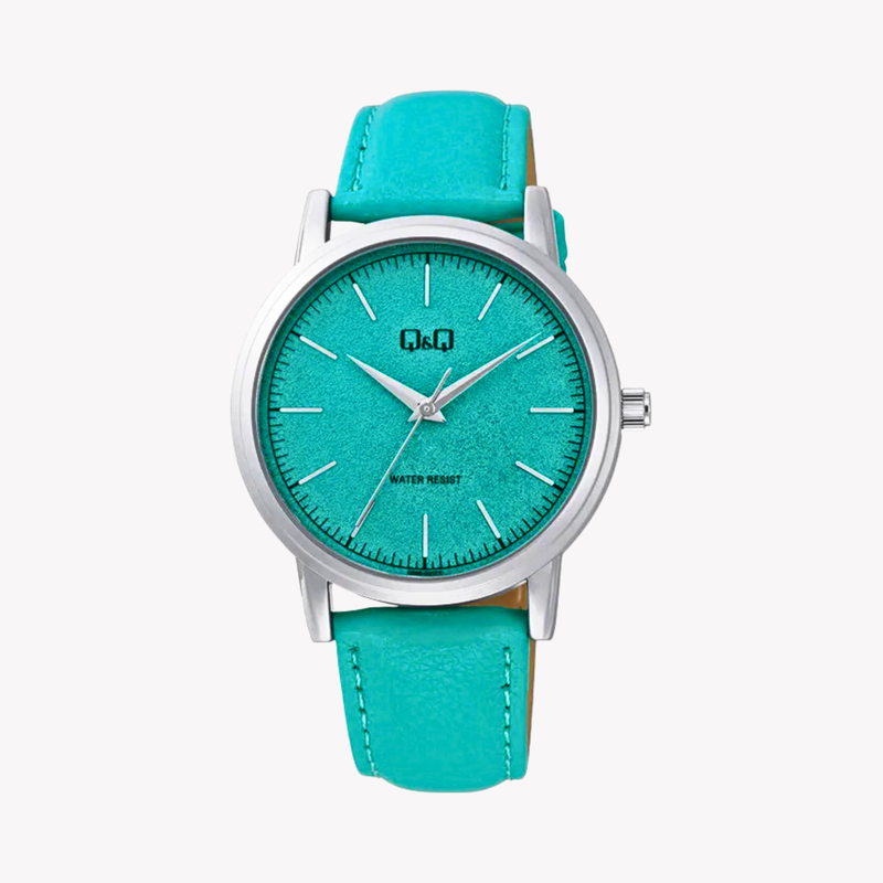 Q&Q Men's Silver Watch, Torques Dial with Arabic Numerals | Q59B-001PY