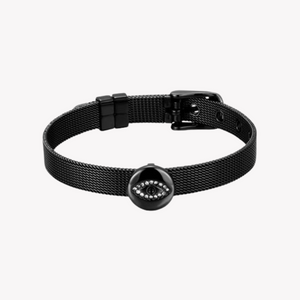 Zink Women's Black Stainless Steel Bracelet | Zfbr001b7 by i-watch