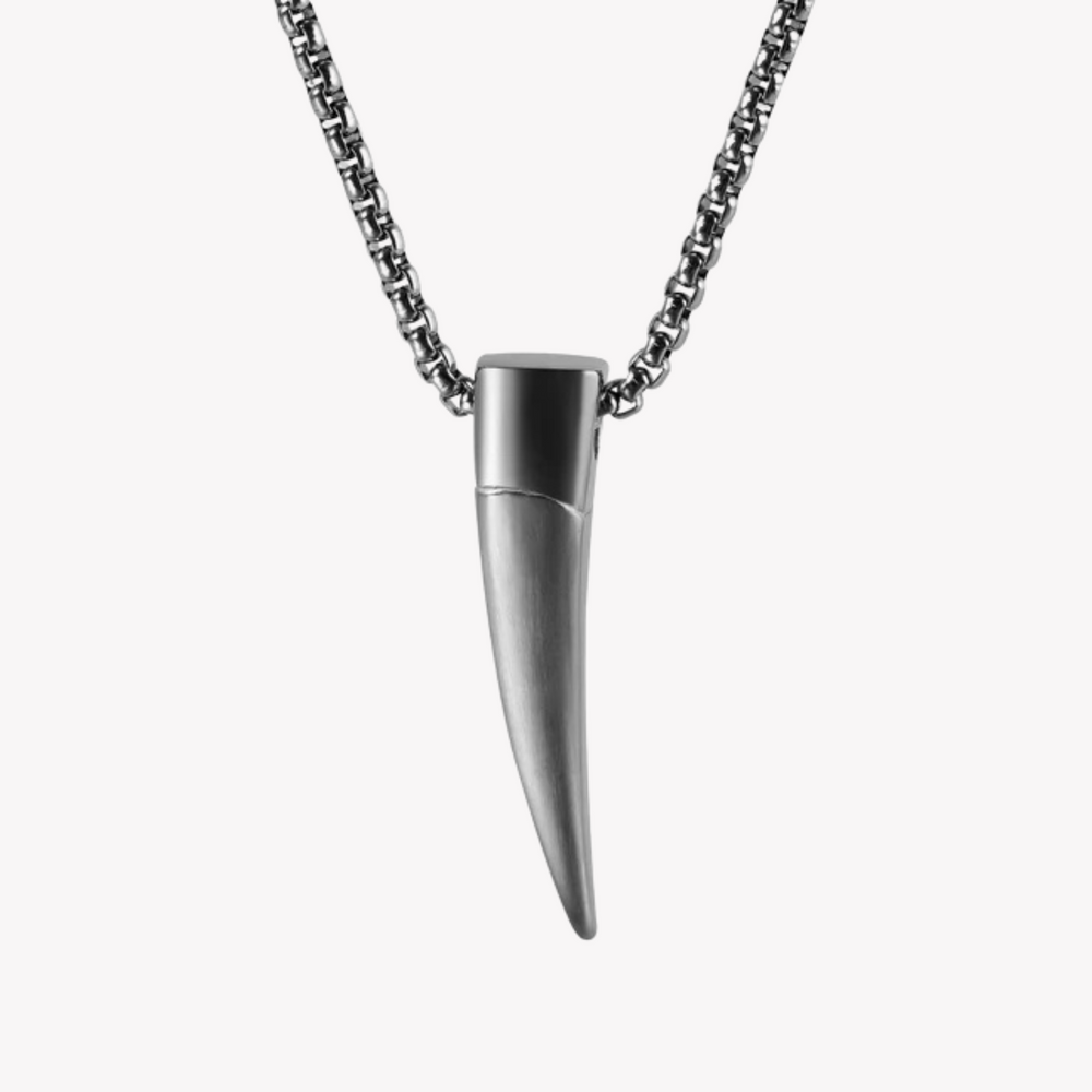 Zink Men's Stainless Steel Necklace - Silver | Zjpd024-S by i-watch