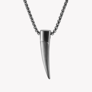 Zink Men's Stainless Steel Necklace - Silver | Zjpd024-S by i-watch