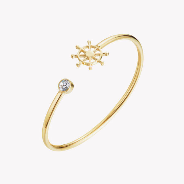 Zink Women's Gold Stainless Steel Bracelet | Zfbg004gc