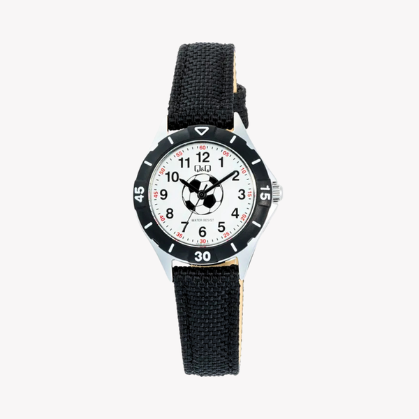 Q&Q Unisex Silver Watch, White Dial | Q92B-001PY