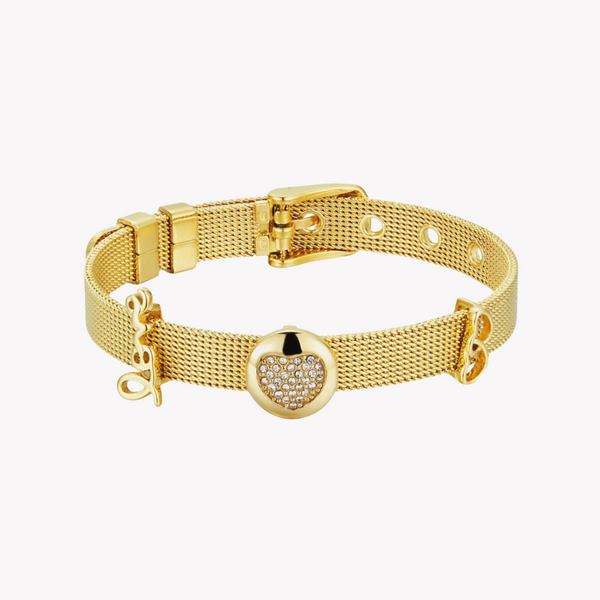 Zink Women's Gold Stainless Steel Bracelet | Zfbr001g2