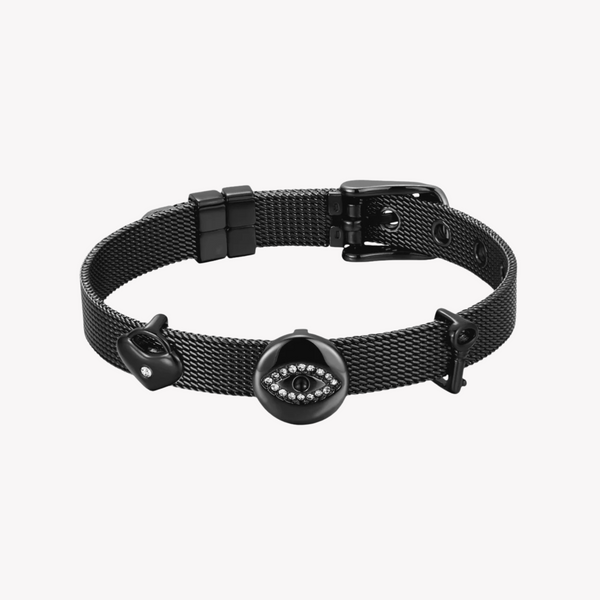 Zink Women's Black Stainless Steel Bracelet | Zfbr001b1