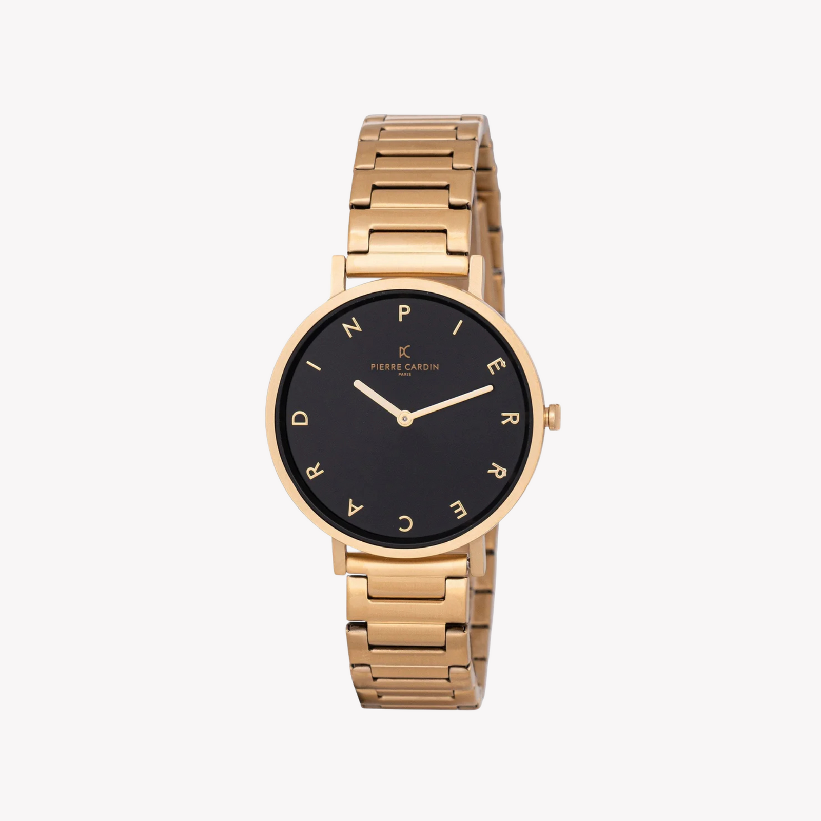 Pierre Cardin Women's Gold Watch, Black Dial | Cbv.1125 by i-watch