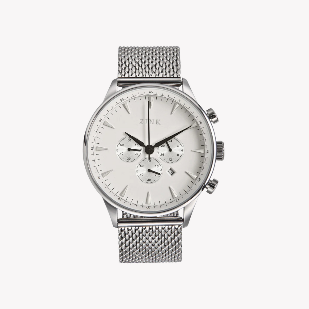 Zink Men's Stainless Steel Silver Watch | Zk127g2ms-16 by i-watch