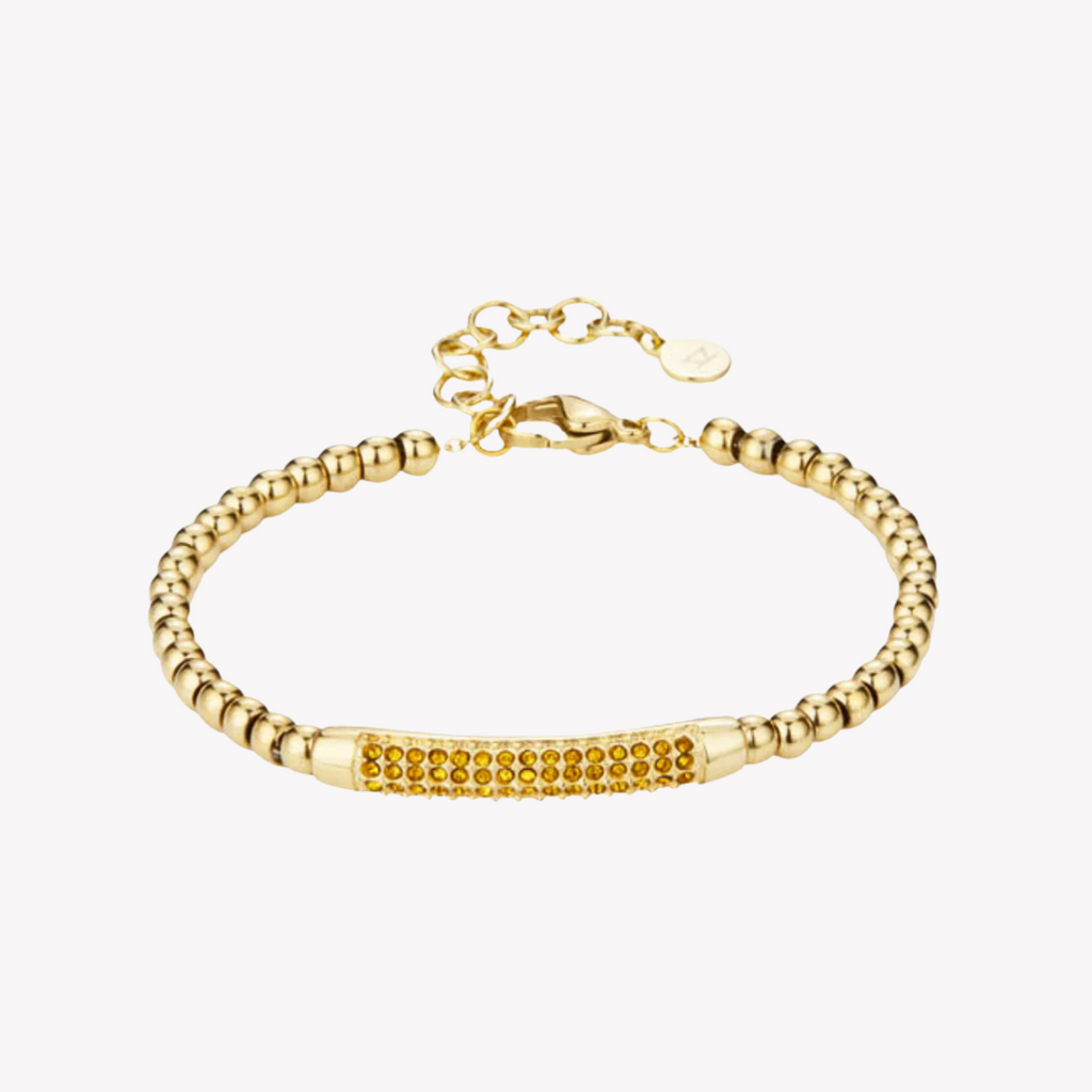 Zink Women's Gold Stainless Steel Bracelet | Zfbr003g
