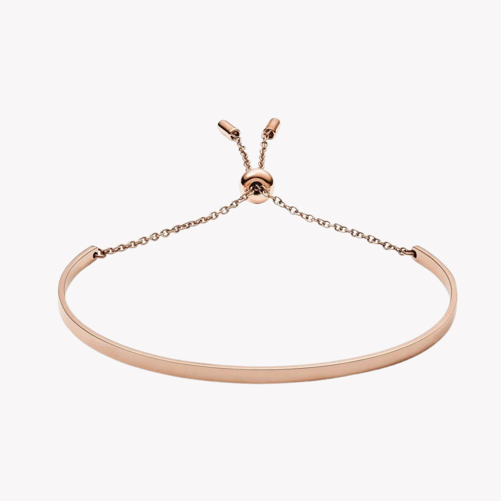 Fossil Women's Rose Gold Bracelet, Vintage Iconic Chain | JF03024791