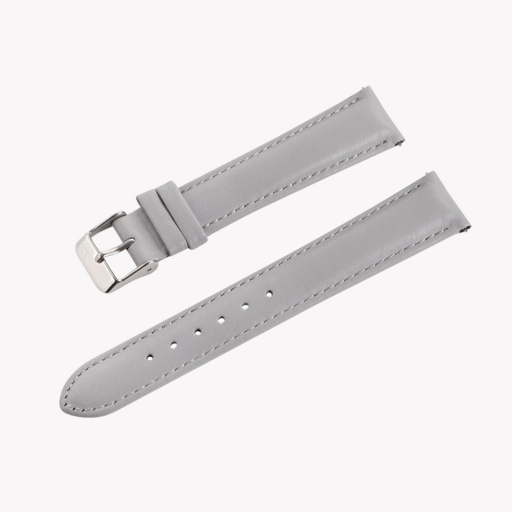 Zink Women's Leather Watch Band - Grey | Zlb007gs