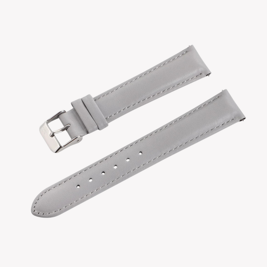 Zink Women's Leather Watch Band - Grey | Zlb007gs