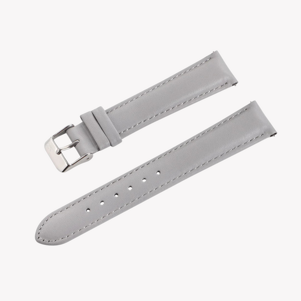 Zink Women's Leather Watch Band - Grey | Zlb007gs