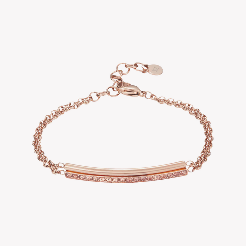 Zink Women's Rose Gold Stainless Steel Bracelet | Zfbr012rg