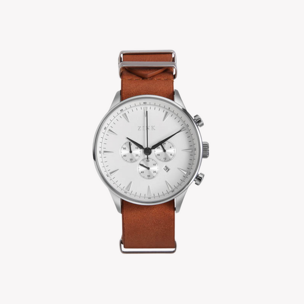 Zink Men's Stainless Steel & Leather Watch | Zk127g2ls-12