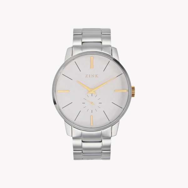 Zink Men's Stainless Steel Silver Watch | Zk126g5gs-16