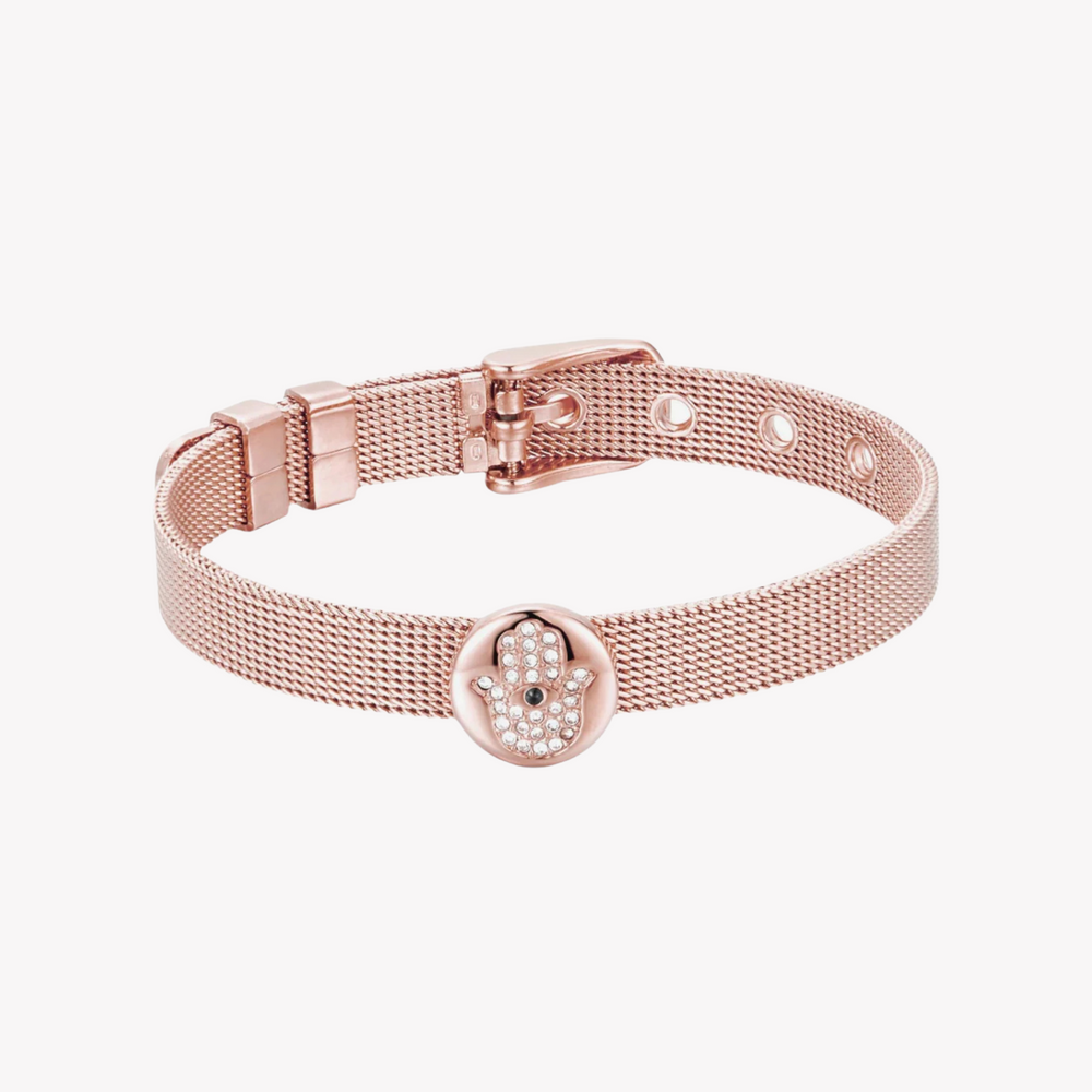 Zink Women's Rose Gold Stainless Steel Bracelet | Zfbr001rg6 by i-watch