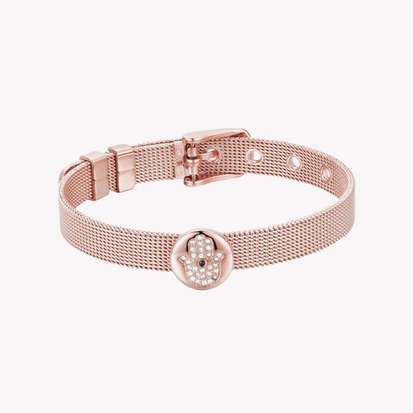 Zink Women's Rose Gold Stainless Steel Bracelet | Zfbr001rg6