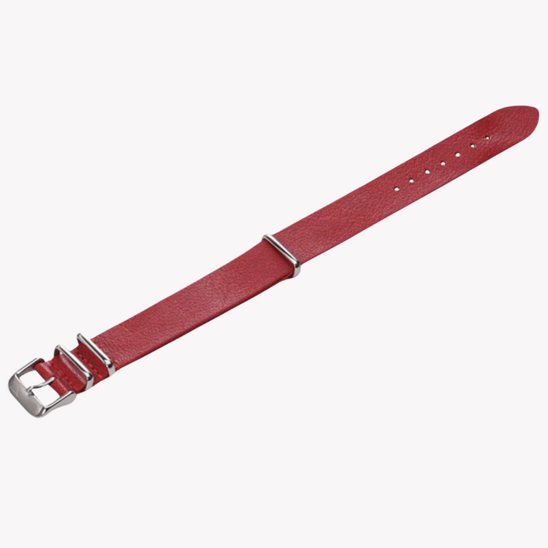 Zink Women's Leather Watch Band - Red | Zlb005rs