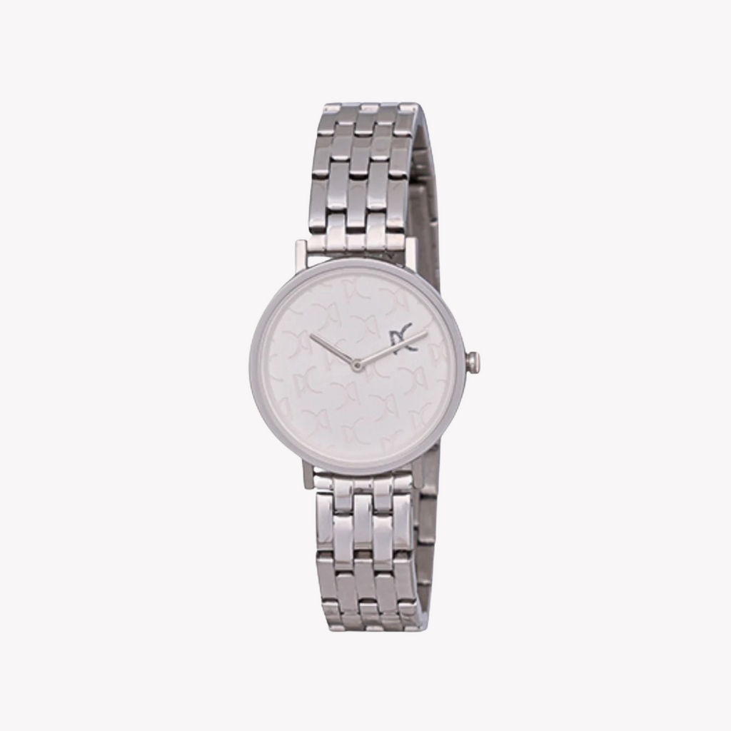 Montre Femme PIERRE CARDIN boîtier en métal argenté et bracelet en métal argenté