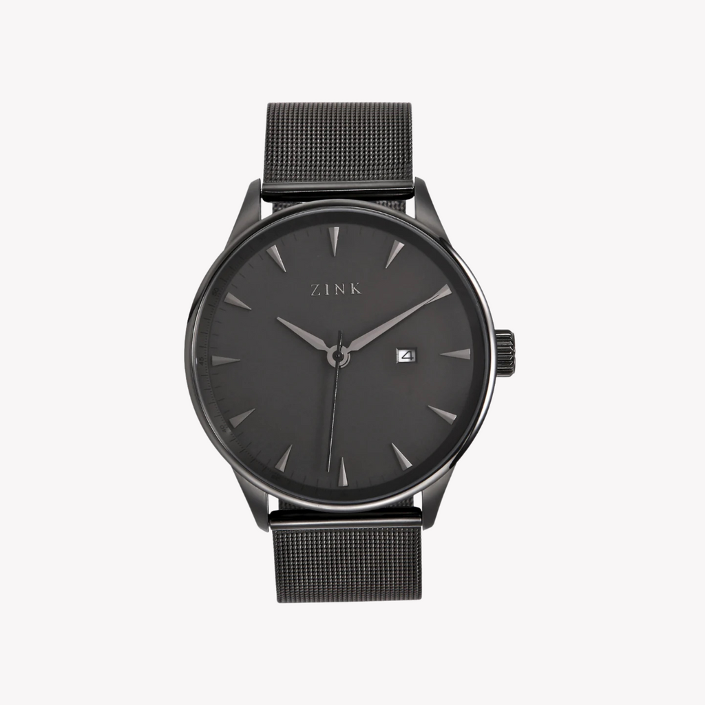 Zink Men's Black Stainless Steel Watch | Zk127g1ms-21