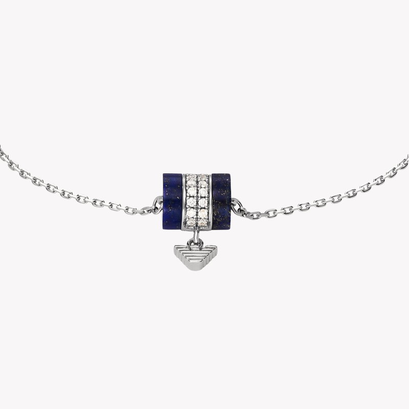 Emporio Armani Women's Silver Bracelet, PavÃ© Eagle Logo | EG3572040