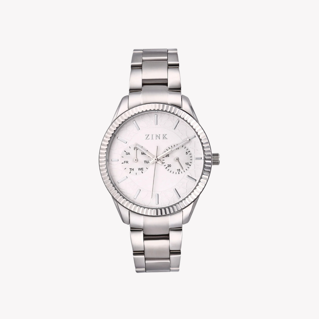 Zink Women's Silver Stainless Steel Watch | Zk128l2ss-16